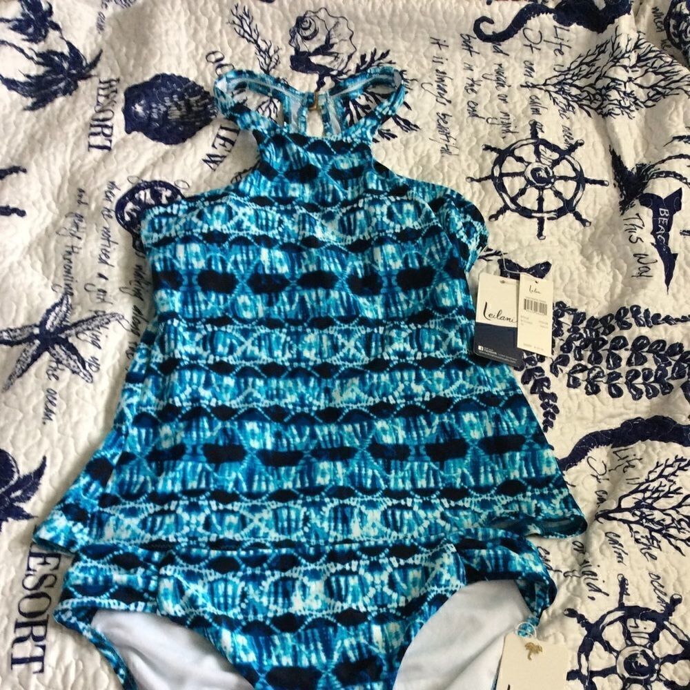 NWT Lei Lani two piece bathing suit both size 12